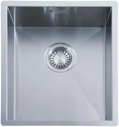 ABK Baronga évier en inox 34x40 cm à fleur de plan, sous plan ou en surface BAR34FVI
