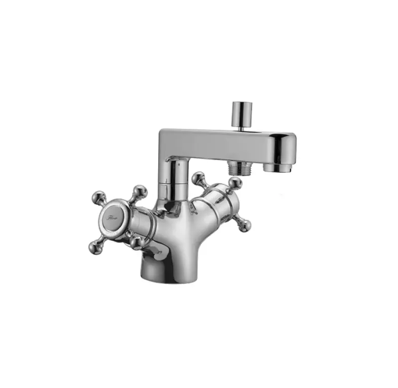 Huber Victorian Thermostat-Badearmatur für Wannenrandmontage Chrom VTT6201021