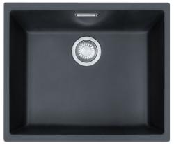 Franke Sirius 2 S2D 110.50 évier en plastique noir 50x41cm sous-structure 125.0252.223