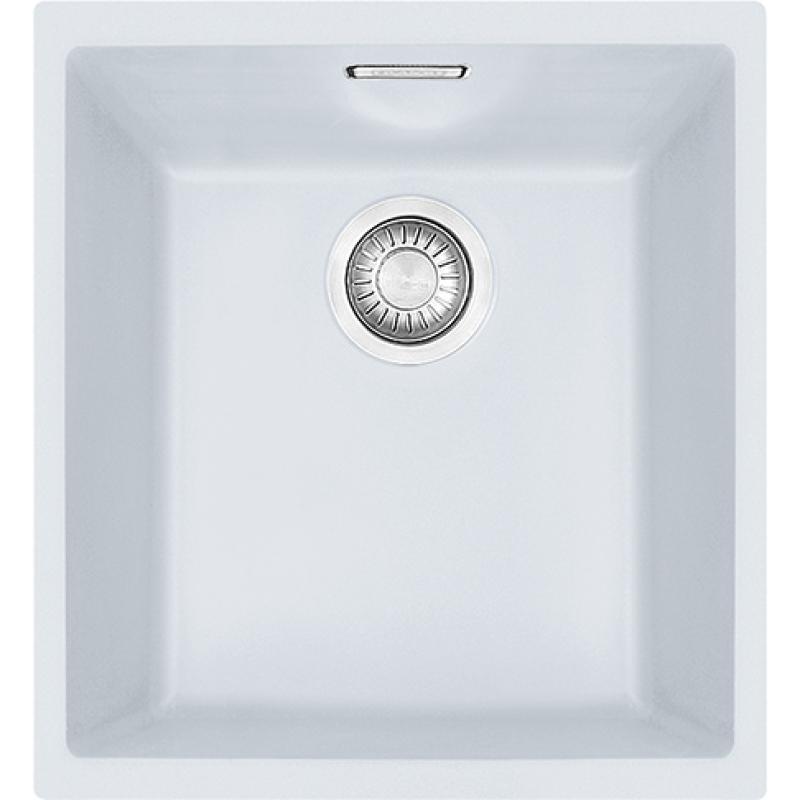 Franke Sirius 2 S2D 110.34 Kunststoff weißes Spülbecken 34x41cm Unterbau 125.0252.229