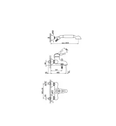 Cisal Arcana Royal Mitigeur bain-douche Or AY00012024