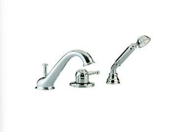 Cisal Arcana Royal Robinet de baignoire pour bord de baignoire chromé-or AY00126074