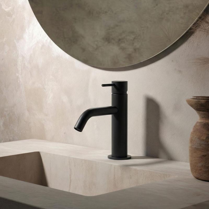 Waterevolution Flow Waschtischarmatur, Schwarz matt T110PR