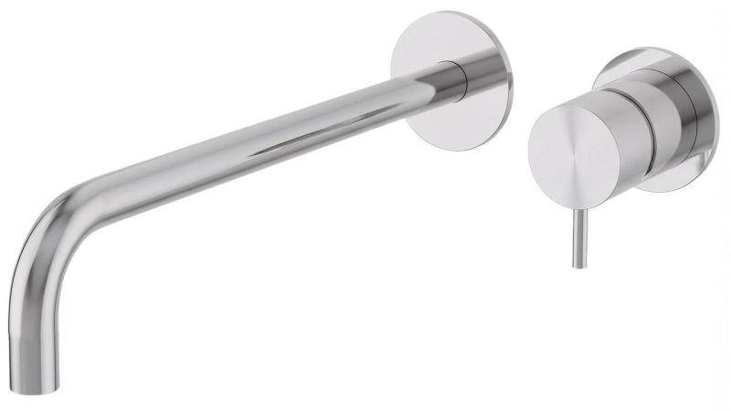 Waterevolution Flow Einbau-Waschtischarmatur Chrom mit Auslauf 25 cm T116B01-25