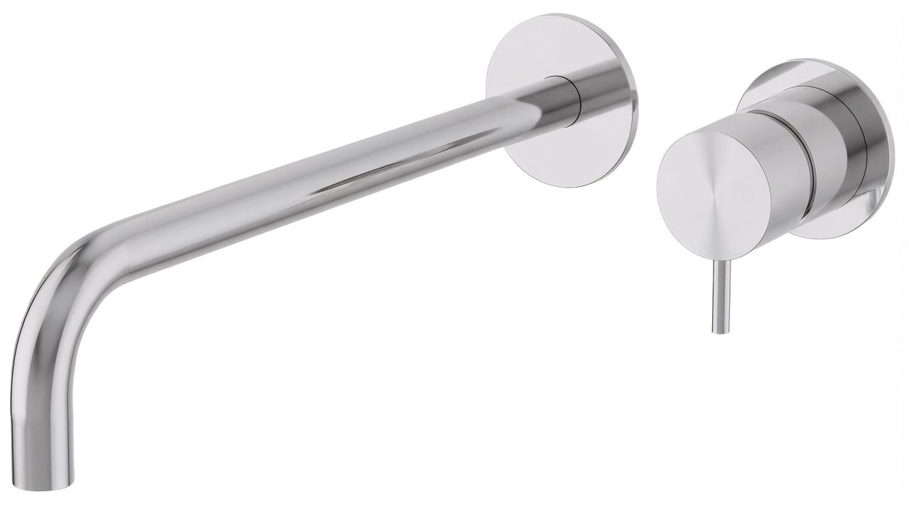 Waterevolution Flow mitigeur lavabo encastrable chromé avec bec 25cm T116B01-25