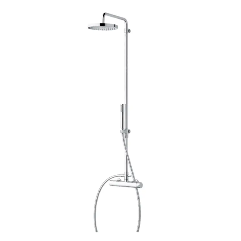 Waterevolution Flow Duschkombination mit Thermostat und Regendusche Chrom T141T01