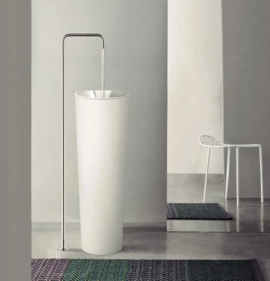 Waterevolution Flow Robinet de lavabo indépendant Bec chromé T1.676.01