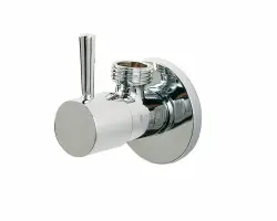 Clou InBe design robinet d'arrêt d'angle type 1 rond chrome