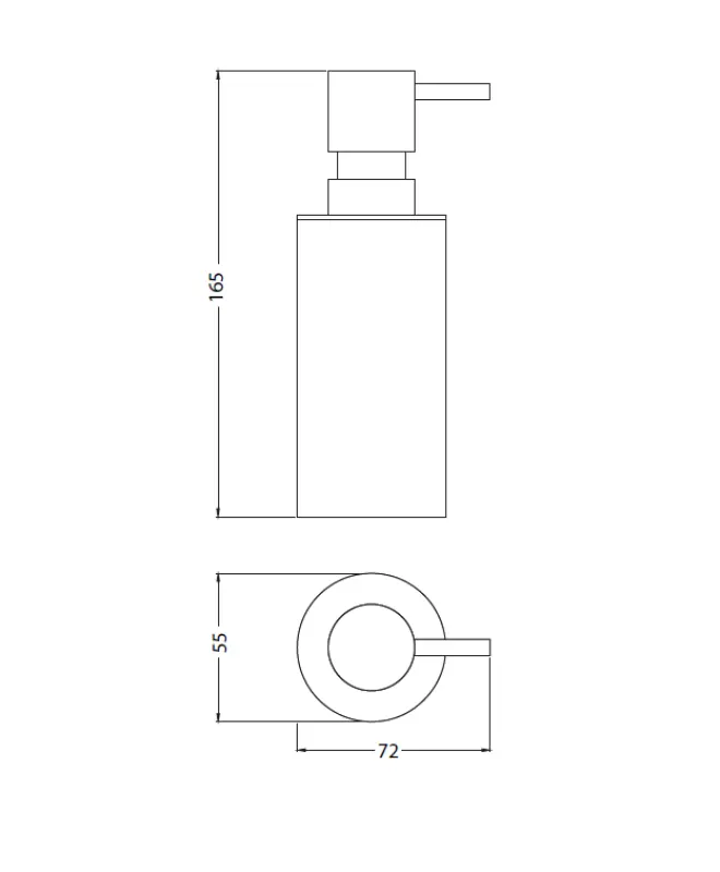 Waterevolution Deep Seifenspender freistehend Edelstahl A225IE