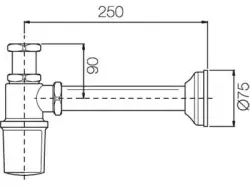 PB Unix classic Becher-Siphon, Metall Bronze 1208676972