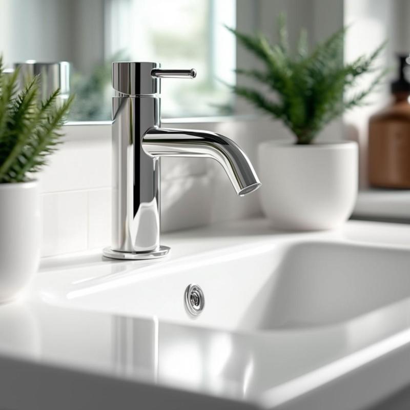 Robinet de lavabo Waterevolution Flow chrome T1101A01