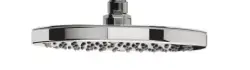 Waterevolution Flow Douche de tête 200mm Noir mat T1643PR