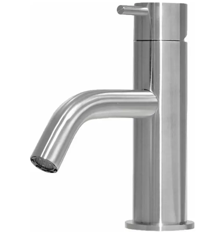 Waterevolution Flow niedrige Waschtischarmatur Edelstahl T110IE
