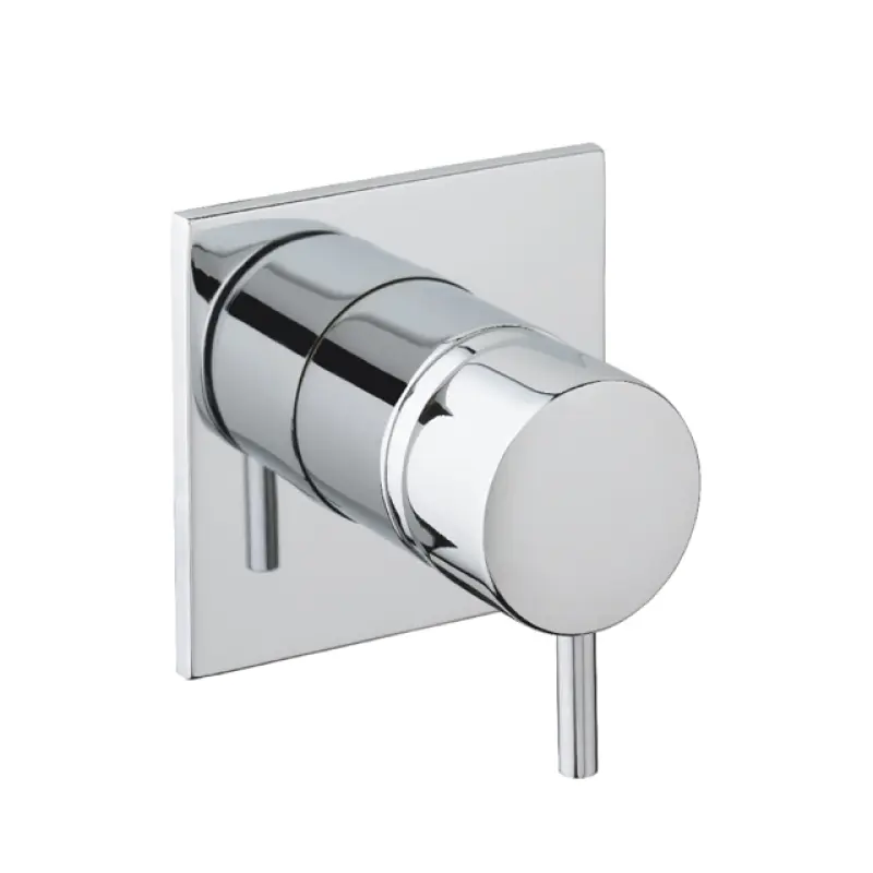 Waterevolution Flow Unterputz 3-Wege-Umsteller runde Rosette mattschwarz T1483SPR