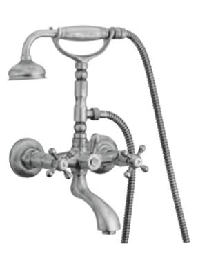 PB robinet classique apparent pour baignoire avec boutons chromés, douchette incluse 1208855152