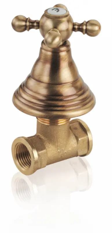 PB Classic Unterputz-Absperrhahn mit Sterngriff Bronze 1208855572