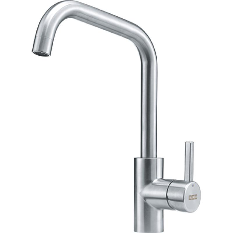 Franke Küchenarmatur Kubus Edelstahl mit schwenkbarem Auslauf Edelstahl 115.0529.202