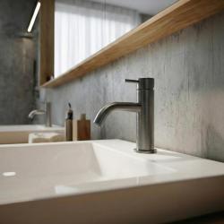 Robinet de lavabo Waterevolution Flow PVD brossé gun metal T110GME