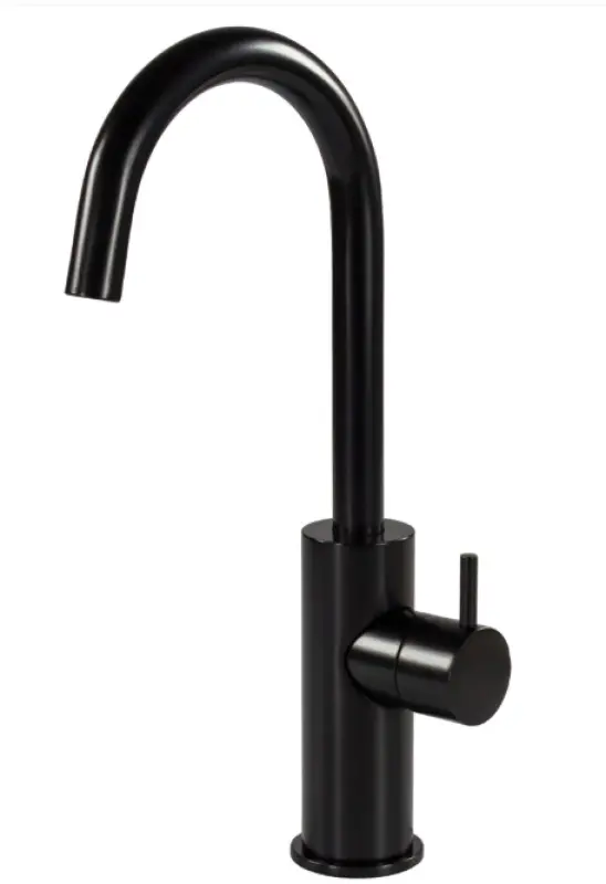 Waterevolution Flow Waschtischarmatur, hohes Modell, Schwarz matt T1121FPR