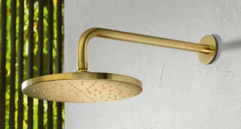 SB Round 316 Regendusche 20 cm PVD Gold 1208946726