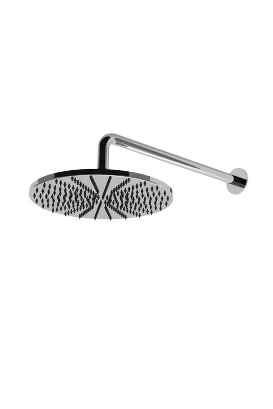 Waterevolution Flow Kopfbrause 250 mm mit Wandanschluss Edelstahl T164125IE