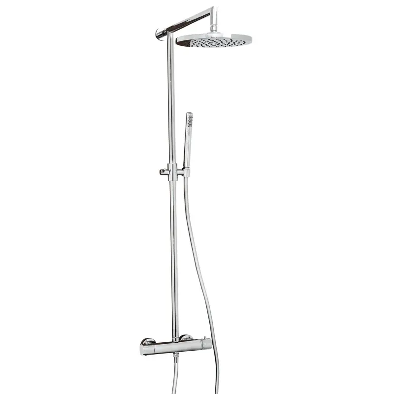DEMM Shower combinaison douche thermostat avec douche à effet pluie chrome 1208946967