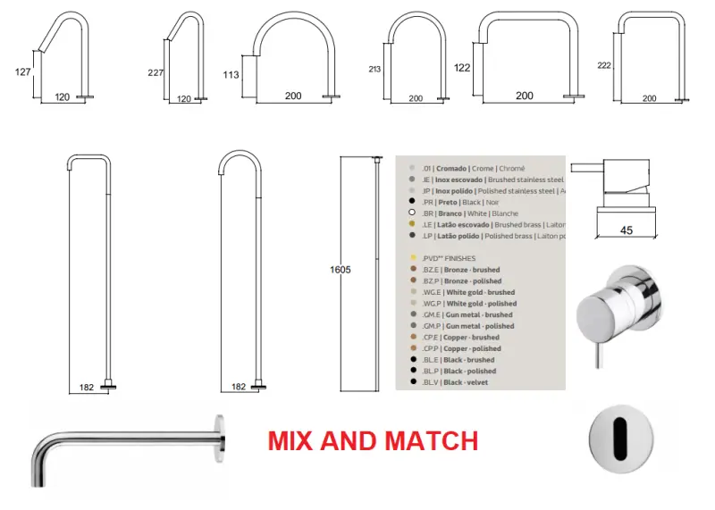 Waterevolution Flow Infrarot-Sensor für Waschbecken, batteriebetrieben, Schwarz matt T118EBPR