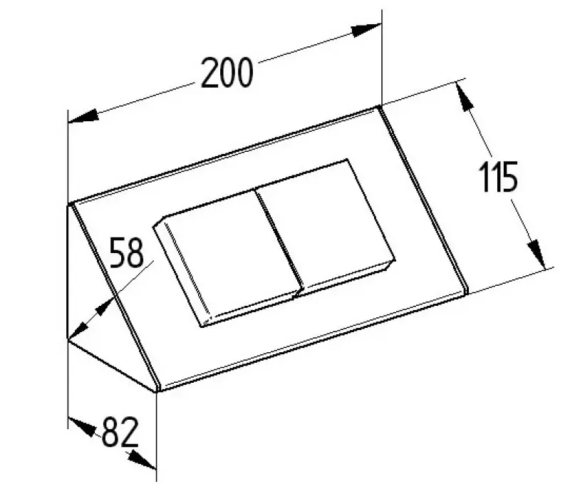 Bloc de 2 prises avec couvercles à charnières Mise à la terre de type E, ST3900ST
