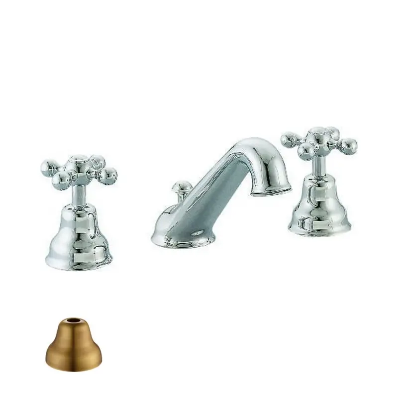 Cisal Arcana Keramik 3-Loch-Waschtischarmatur, Bronze AC00102027