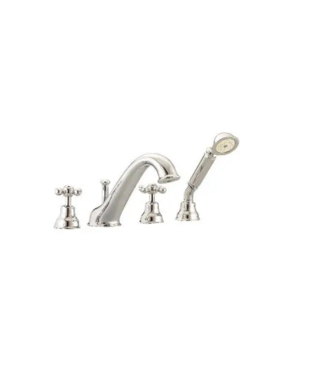 Cisal Arcana Ceramic 4-Loch-Wannenbatterie, Wannenrandmontage, Bronze AC000260