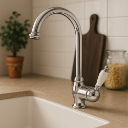 PB Classic inhebel-Küchenarmatur mit schwenkbarem Auslauf 200 mm, Chrom 1208953113