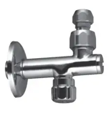 PB Unix robinet d'arrêt d'angle avec filtre d'angle chromé pour robinet de lavabo et robinet de salle de bain 1208953286