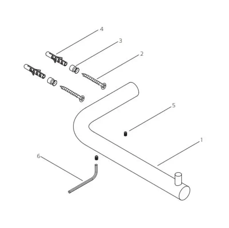 Waterevolution Flow Toilettenpapierhalter ohne Deckel, Messing gebürstet A130LE
