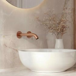 SB Round 316 mitigeur de lavabo en inox 102mm