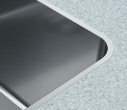 Franke Mythos MYX 210.55 évier en inox 55x40cm pour montage à fleur de plan de travail 127.0626.418