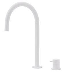 Waterevolution Flow Robinet de lavabo 2 trous blanc avec bec haut 200 mm T1122UBR