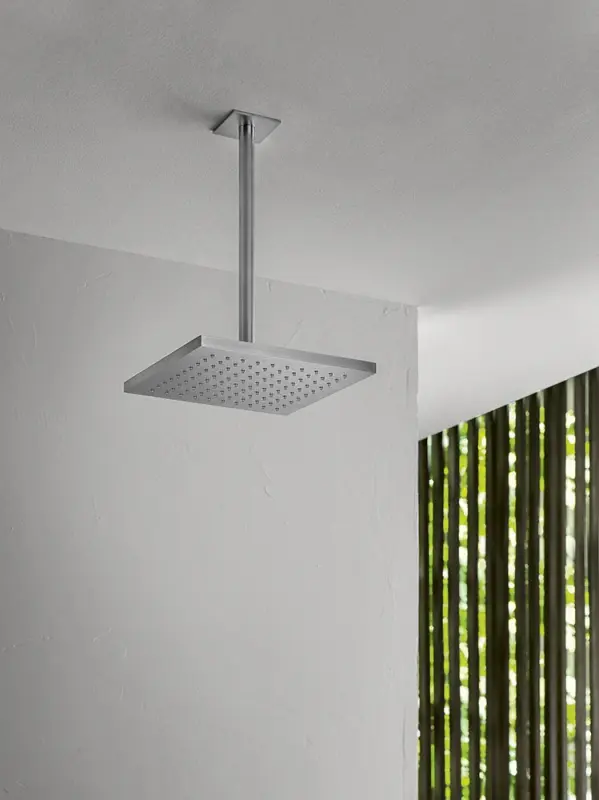 SB Square 316 Regendusche 25x25cm massiv Edelstahl 316, gebürstet