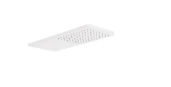 Douche principale Tres Murale 21x55 cm Angles Ronds Mat Blanc 29990307BM