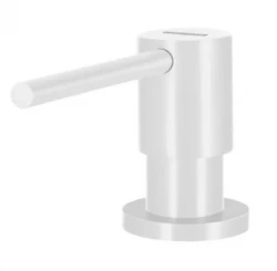 Lorreine Dender distributeur de savon encastrable inox tout inox blanc mat 1208955081