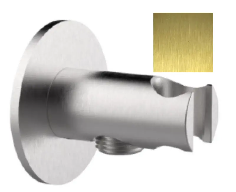 SB Rubinetterie Universale Handbrause-Aufhängehaken mit Wasserzulauf, PVD Gold 316 1208955203
