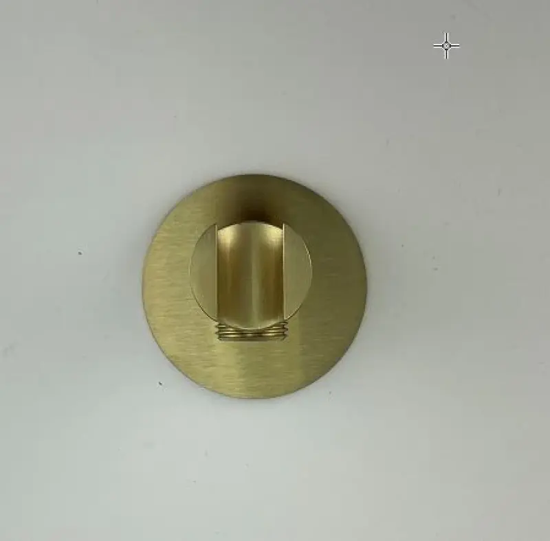 SB Rubinetterie Universale Handbrause-Aufhängehaken mit Wasserzulauf, PVD Gold 316 1208955203