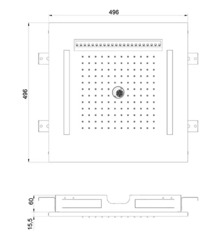 SB Wire-Twist Regendouche inbouw met chromotherapy verlichting PVD Koper 1208955380