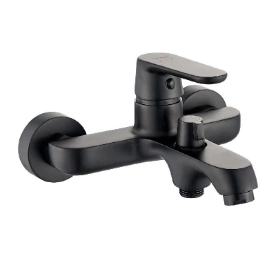 Aquadesign Tours mitigeur de baignoire apparent noir mat