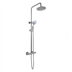 Aquadesign Valence ensemble de douche thermostatique avec douche à effet pluie chromé