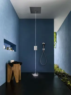 SB Icicle Temptation Douche de pluie encastrée 2 jets noir mat 1208955634