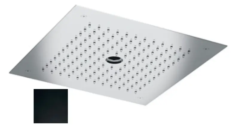 SB Icicle Temptation Regendusche für Deckeneinbau, 2 Strahlen, 38x38cm, Schwarz matt 1208955634