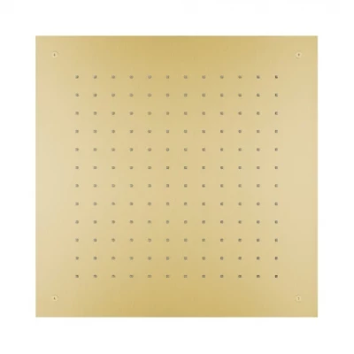 SB Temptation douche de pluie encastrée carrée 50x50cm PVD or 1208955780