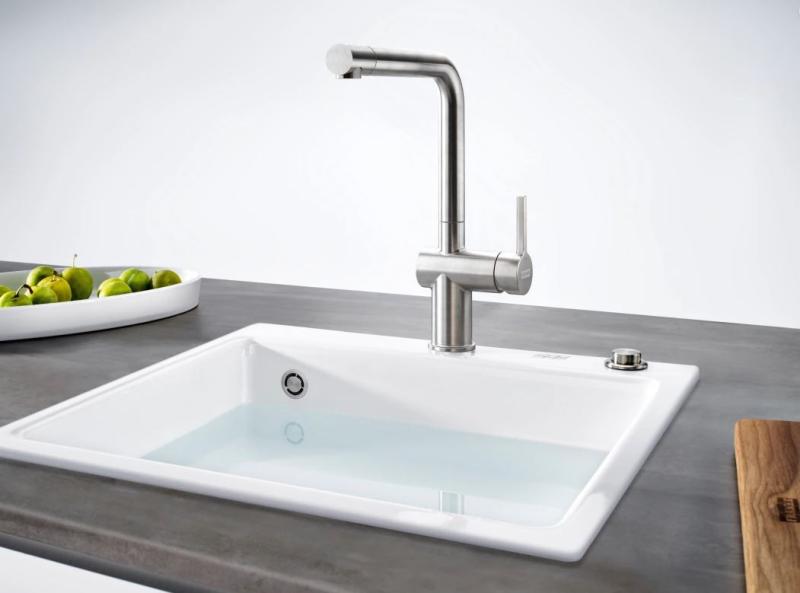 Franke Active L Küchenarmatur Chrom mit schwenkbarem Auslauf 115.0653.298