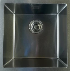 Ausmann Turt évier en inox PVD NANO 40x40 sous plan, à fleur de plan ou en surface 1208956947