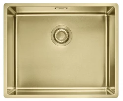 Franke Mythos Masterpiece BXM 210.50 PVD Or Évier 500x410mm Montage à fleur et sous-plan 127.0674.362